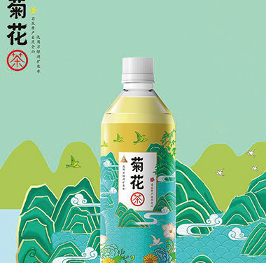 饮料行业-菊花茶饮品包装设计